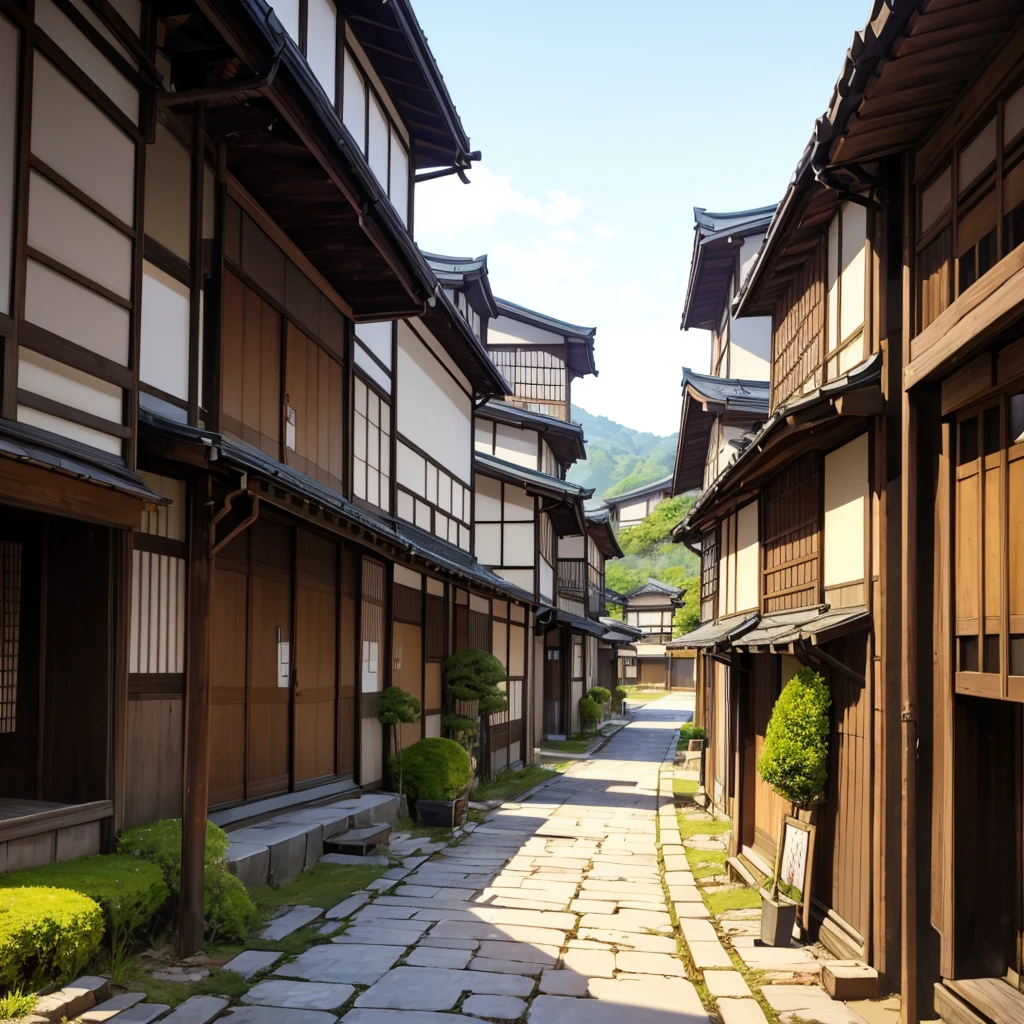 Feudal japanese city