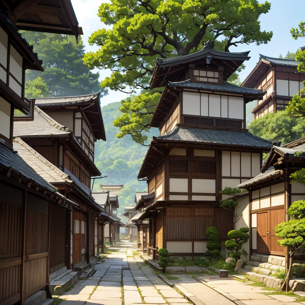 Feudal japanese city