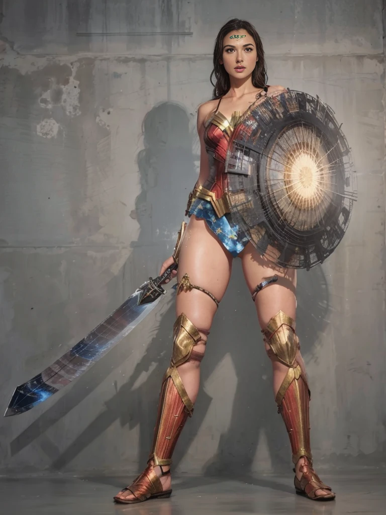 Gal Gadot plays winder woman