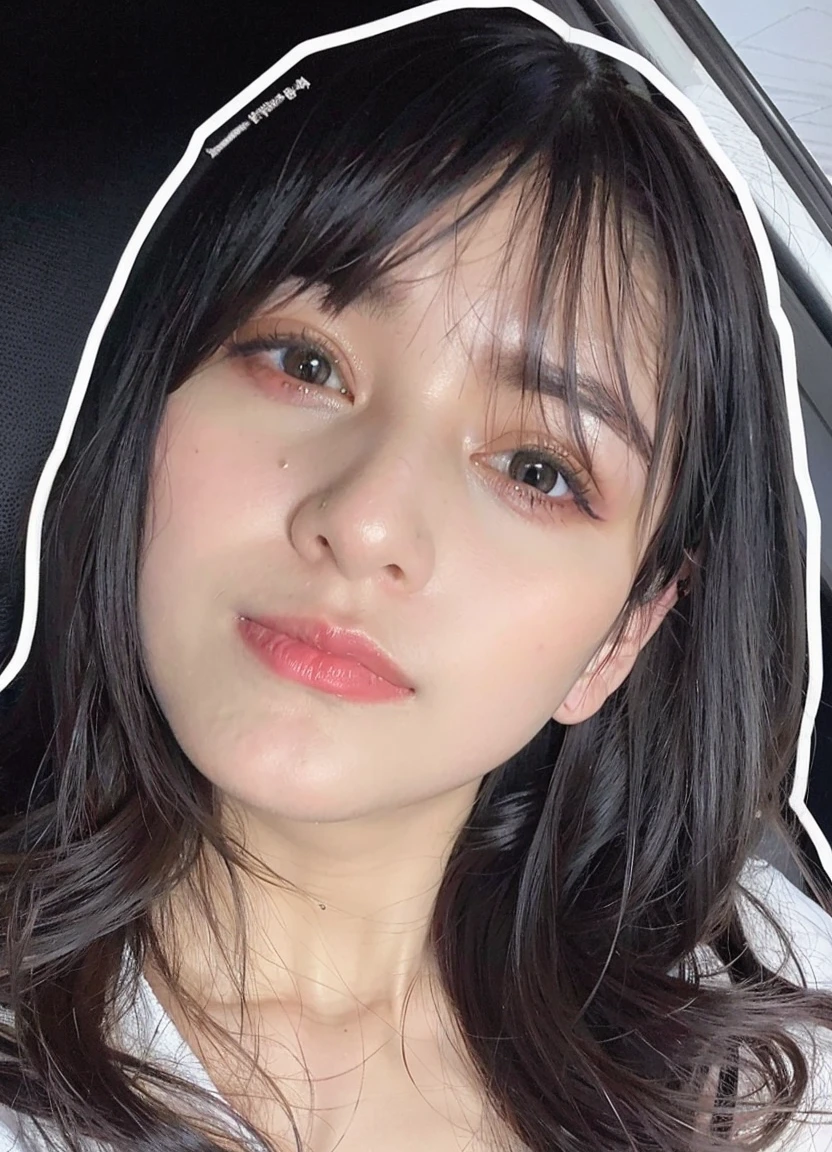 best quality, lifelike, 8k, high resolution, girl, 1 person, Miss, clean hands, (Skin dents), (professional lighting), (portrait: 0.6), (button down office shirt: 1.), (white collar: 1), Gorgeous, (black hair))), (short straight hair: 1.4), (flowing hair: 1.6), (audience Looking 1 Eyes of a girl: 1), ((audience: 1.6)), (One girl Looking at the Camera), lifelike, (Bokeh), (portrait: 0.6), (dynamic poses: 1.2), masterpiece, complicated, actual, Smile着, sharp focus, Winning photo, SFW, (Smile: 1.5),