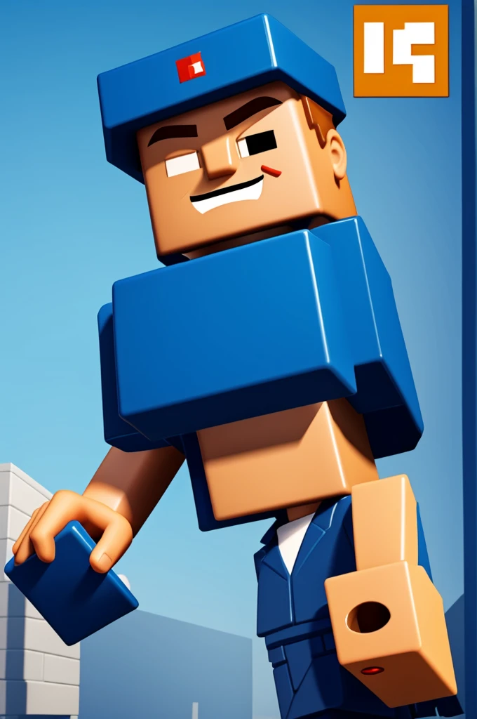 Handsome Roblox character 