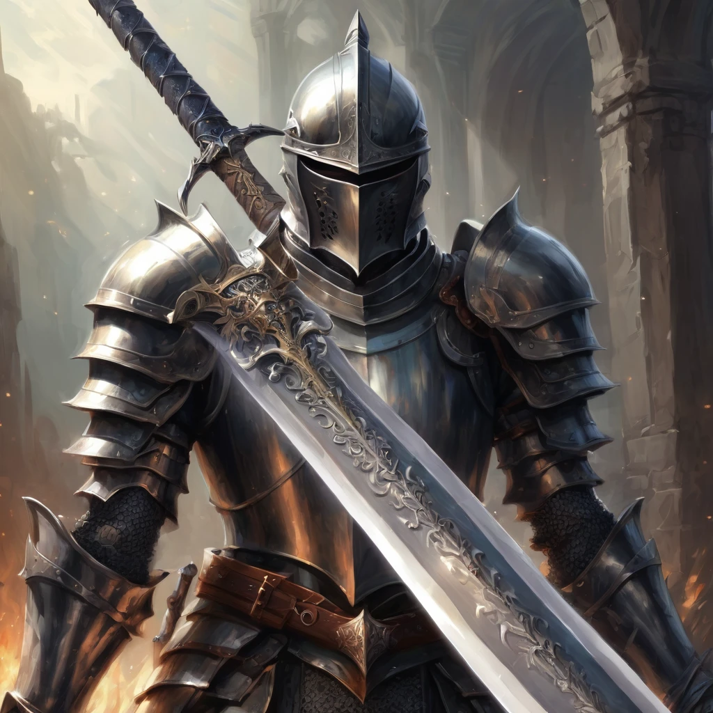 Knight sword fantasy artwork artistically artistic 