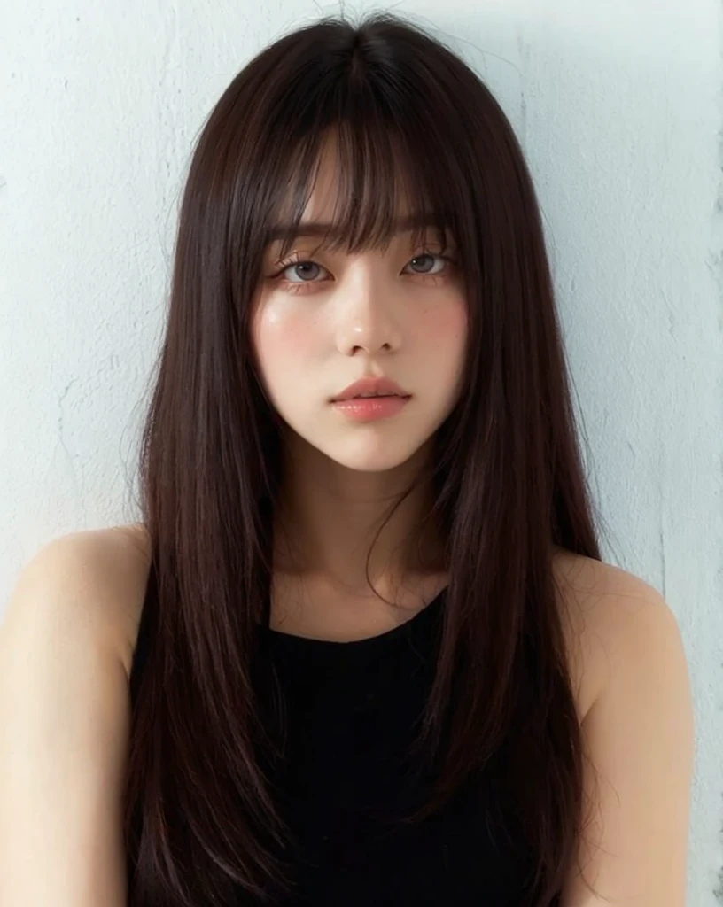 Korean brunette girl
