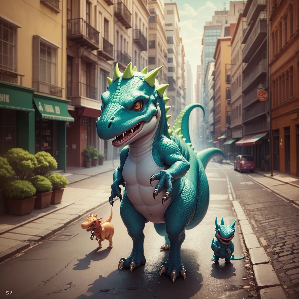 cute dinosaur style --auto --s2