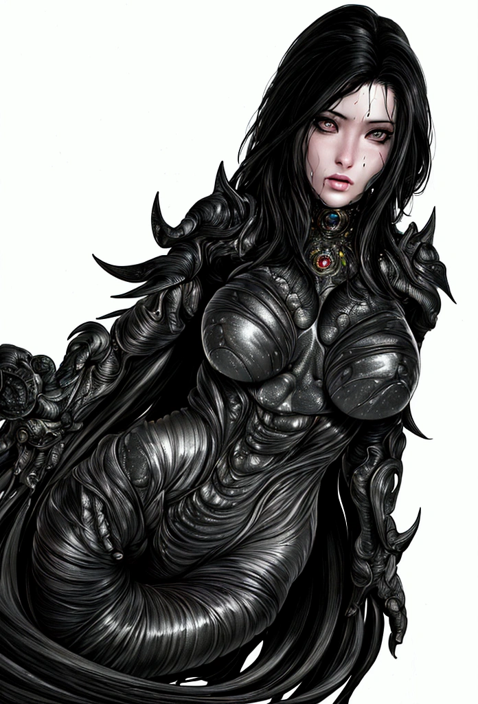 maximum quality, work of art, ultra high definition, (photorrealistic: 1.4), CRU photo, 1 girl, Bblack hair, shining skin, body soaking wet, dramatic lighting, whole body, (((microbiquini)), Colossal; Cartoon Style, sketchbook style