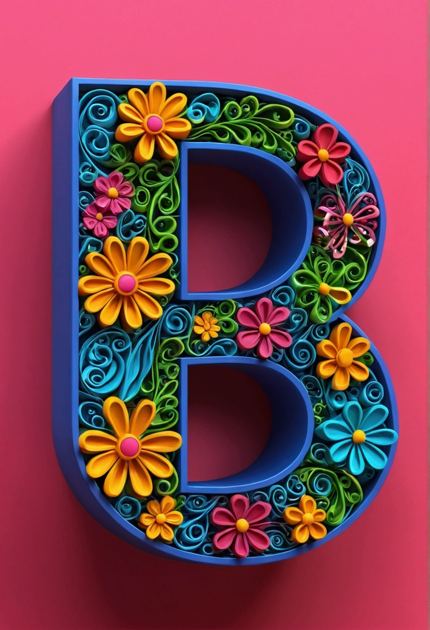 Make a 3d text to image name "Riya" in facebook