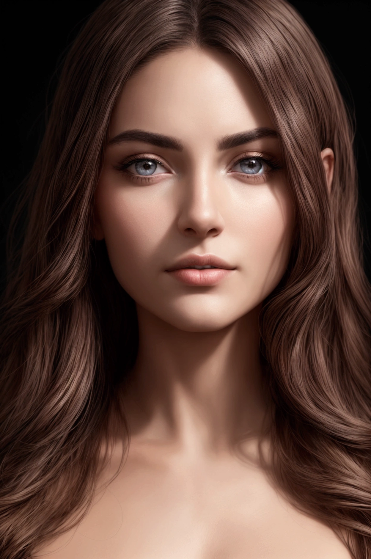 Claudia doumit, using the best shadow and lighting techniques, to create a mesmerizing portrait that transcends the visual,
ultra-realistic image, perfect symmetry, vibrant and clear, dynamic view, high level of detail and definition, 1200 PPI - Photographic resolution with greater color realism, hyperrealisti, high fidelity, cinematic, 8K UHD image resolution.