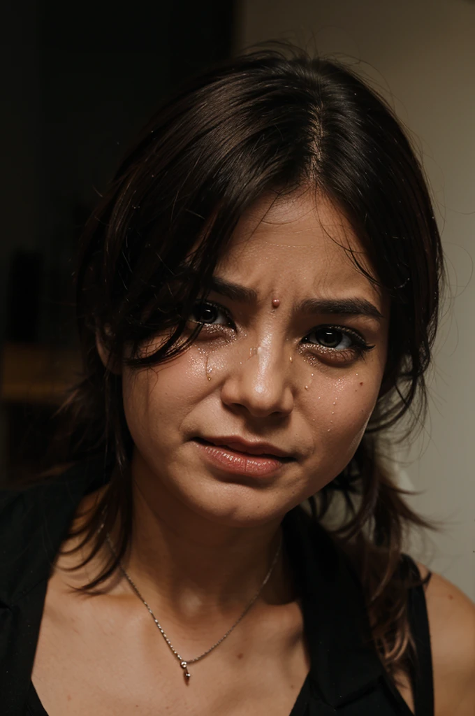 Create a crying demon