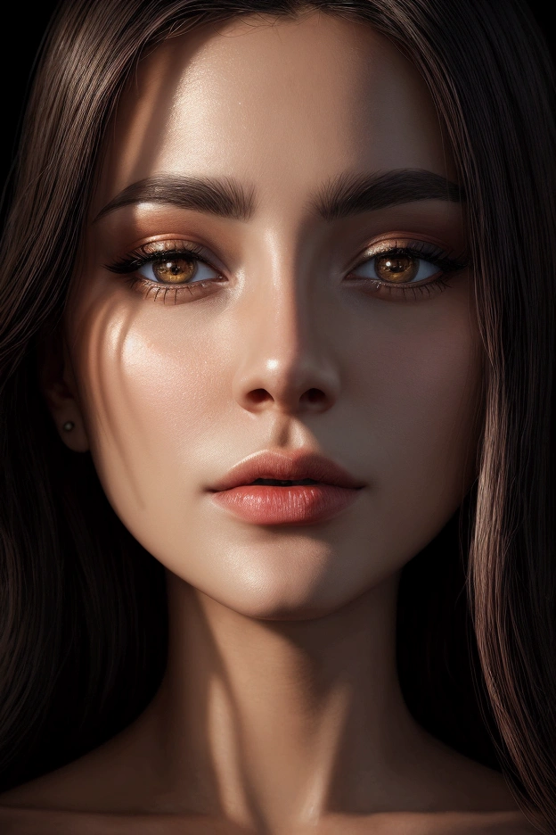 Claudia doumit, using the best shadow and lighting techniques, to create a mesmerizing portrait that transcends the visual,
ultra-realistic image, perfect symmetry, vibrant and clear, dynamic view, high level of detail and definition, 1200 PPI - Photographic resolution with greater color realism, hyperrealisti, high fidelity, cinematic, 8K UHD image resolution.