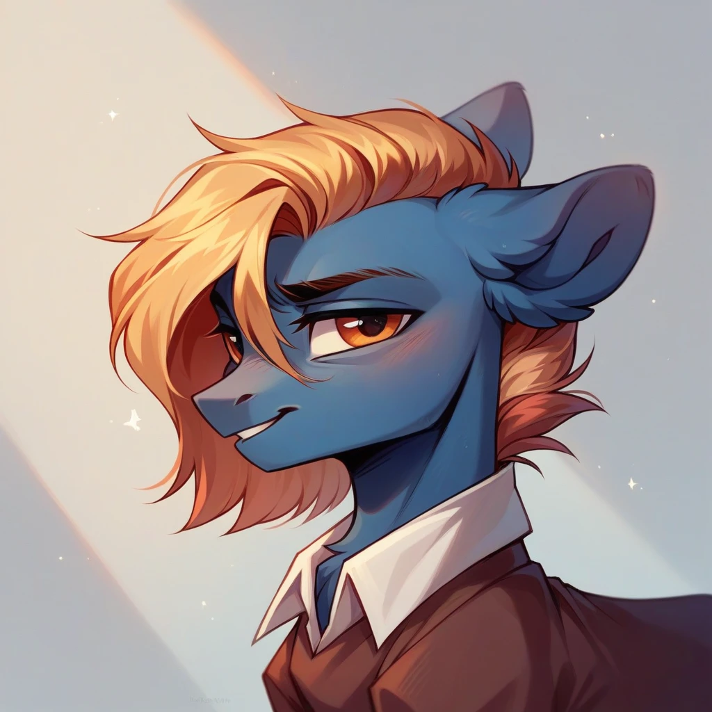 My little pony OC, wild pony, cuddly, masculine gender but with a somewhat feminine appearance