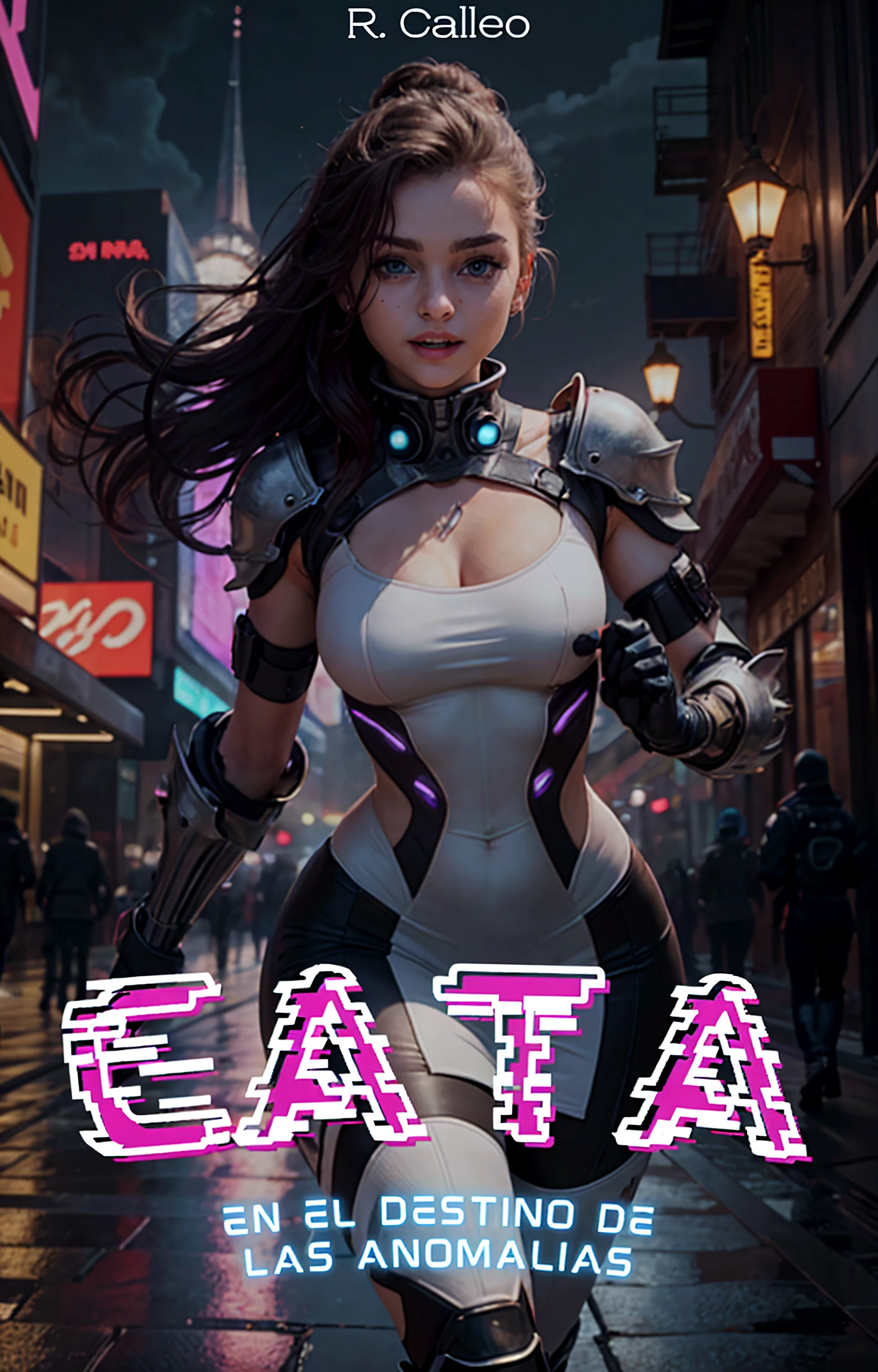 witch, dark energy, blank, Eye in the sky, (Very), dark magic, dark forest, negaive energy, hell, blank, Star, black hair,A girl kneeling,Photo photos,Unreal Engine 5 Realistic Rendering, exist《Genshin》Wearing Kamikawa, (cover comic magazine:1.6), game character, role player, 站exist京都城上, pretty face, arm tattoo,chest tattoo,Ace of spades,belly tattoo,body surreal,Thick muscles,super!! Types with bobelon, huge sag, Body moisturized and shiny, purple short hair,双手放exist后面,Kneeling down in professional attire,Black heart,MILFs,black garters