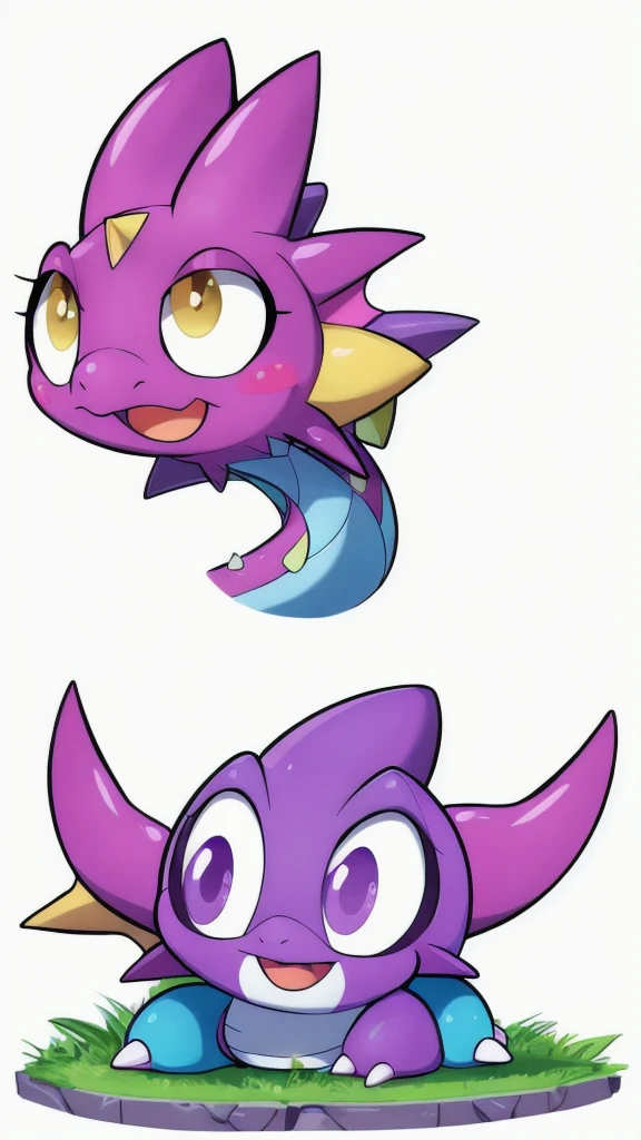 different poses, Bub, bubble bobble video game, green scalie, skill,
Bubble dragon, a cartoon dragon with wings and a purple body, very cute purple dragon, cute pokemon style, similar a bust a move, bad luck, official art, dizzy smile, pokemon art style, taken in the early 2020s, derpiboru, Dra the dragon, High quality fanart, pfp discord, SFW version