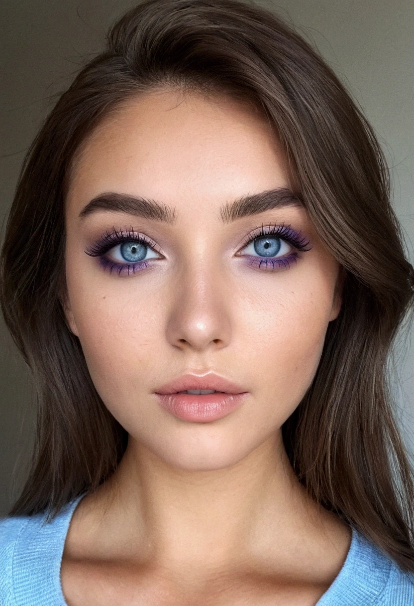 4K , femme arafée avec un haut blanc , espagnol bronzer, Fille sexy aux yeux bleu, portrait sophie mudd, cheveux bruns et grands yeux, selfie d'une jeune femme, yeux de la chambre, violette myers, sans maquillage, maquillage naturel, regarder directement la caméra, visage avec artgram, maquillage subtil, stunning tout le corps shot, bleu perçants, bel angle, pose attrayante, jolie fille, pose sexy, tout le corps picture, tout le corps, tout le corps shoot, déesse brune, Détails élevés, Pose satisfaite, wearing grey jupe and bottes, jupe, bottes