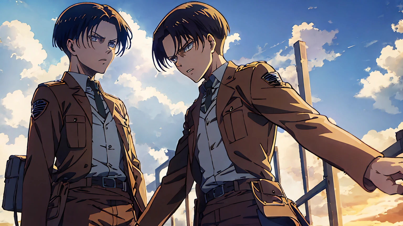 Levi Ackerman, Exploration Troop, anime styling