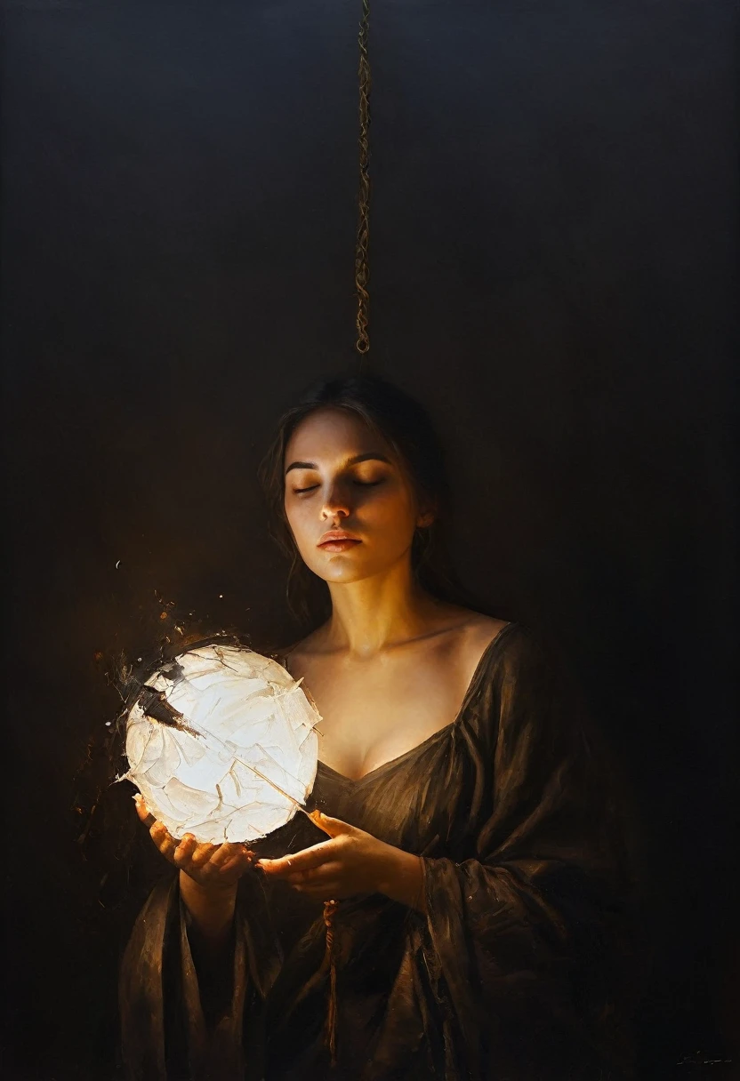 painting of a dream. Inspiration, cinematic scene, volumetric lights, ultra realistic, in the style of nicola samori