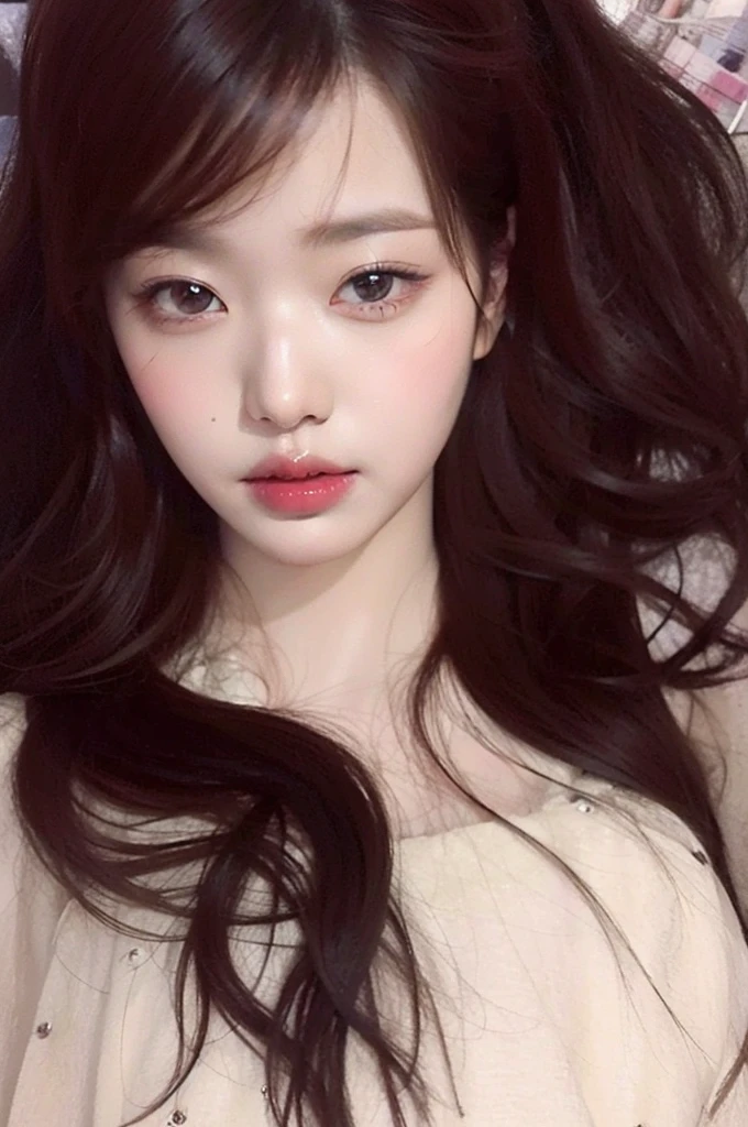 Best Quality, masterpiece, ultra high resolution, (photorealistic:1.4), raw photo, 1 girl, cafe interior, looking at the viewer, by the wide, Pale skin, half body