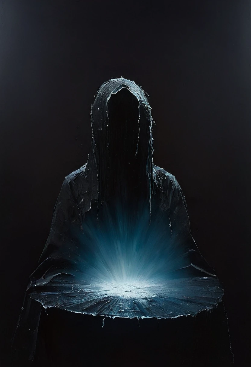 painting of a negative. Inspiration, cinematic scene, volumetric lights, ultra realistic, in the style of nicola samori