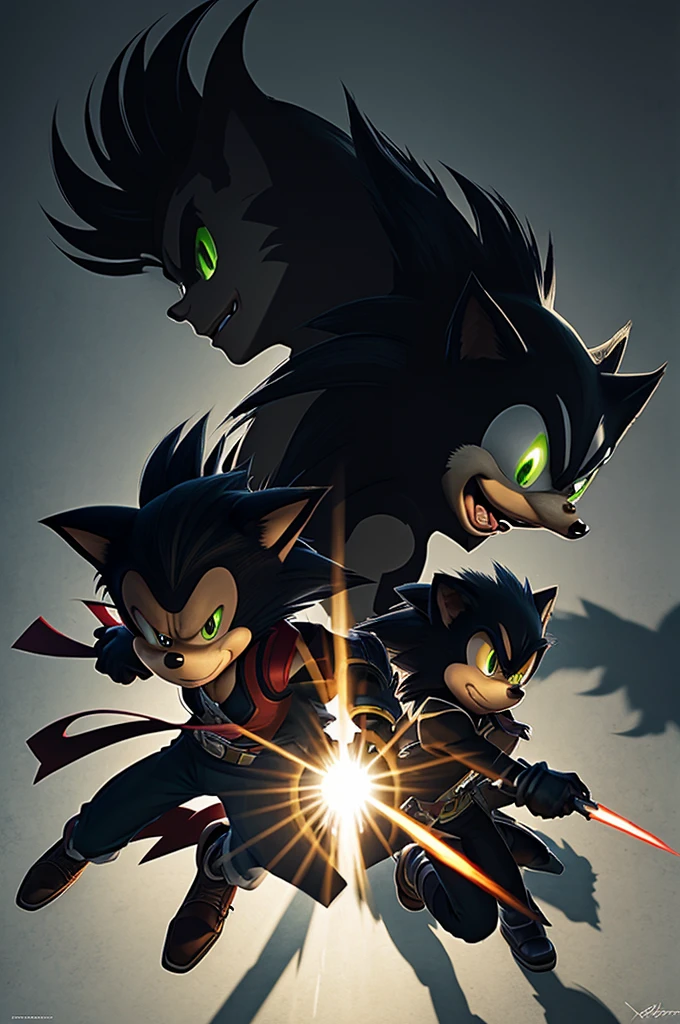 
shadow and tails by black - cat, concept art inspired by Kawabata Ryūshi, tumblr, graffiti, shadow the hedgehog, cel shadow, LIGHT BOT, shadow, shadowy and dark, shadowy, best shadow quality, shadowing, shadow beneath character, fan art, shadowed, shadow armor, splash screen art, sonic oc, shadow effect, shadows
