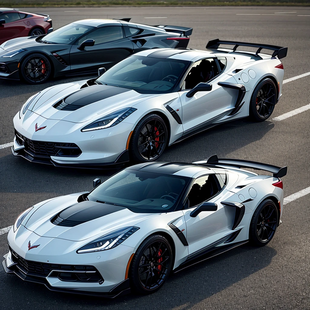 corvette c8, realistic