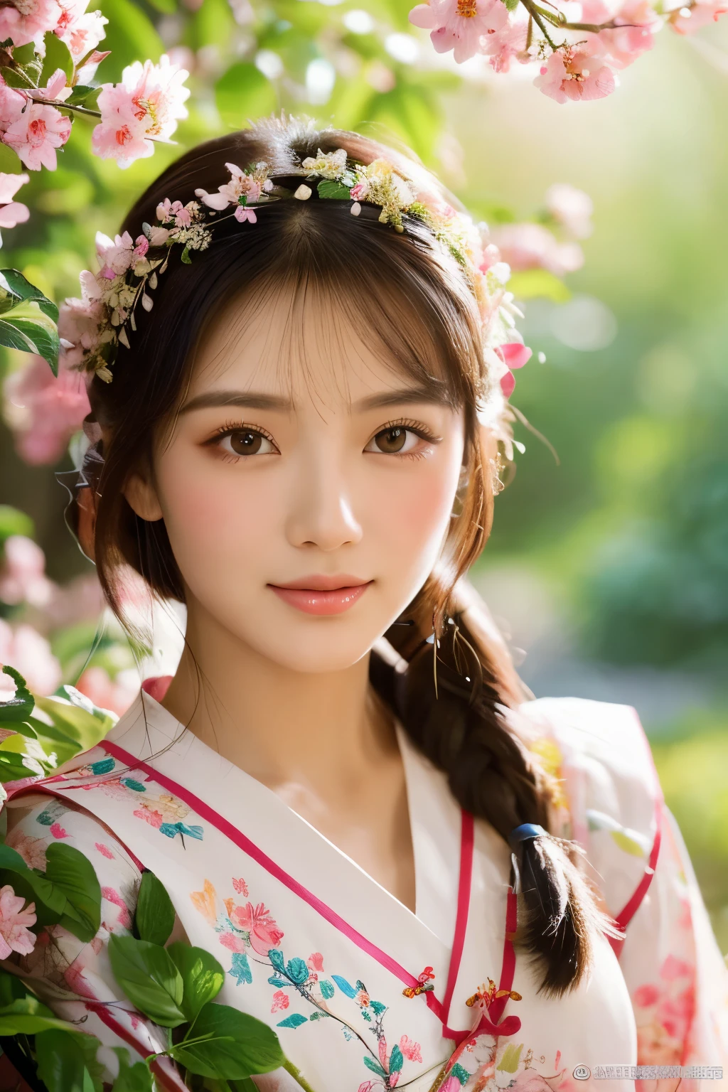 Girl with exquisite facial details, beautiful lips and eyes, beauty of china, in the garden, Wearing a traditional cheongsam, With a graceful posture and a calm look. She is surrounded by blooming flowers and lush greenery.. The sunlight shines softly through the leaves, Gives her face a soft, warm glow. The artwork is created using oil painting techniques, Emphasis on ultra-detailed brushwork and realistic depiction. The colors are bright and vibrant, With a touch of romanticism. The overall image quality is top notch, 4K resolution and photorealistic details. The lighting is、Enhance the beauty of girls、Carefully designed to create a tranquil and peaceful atmosphere.