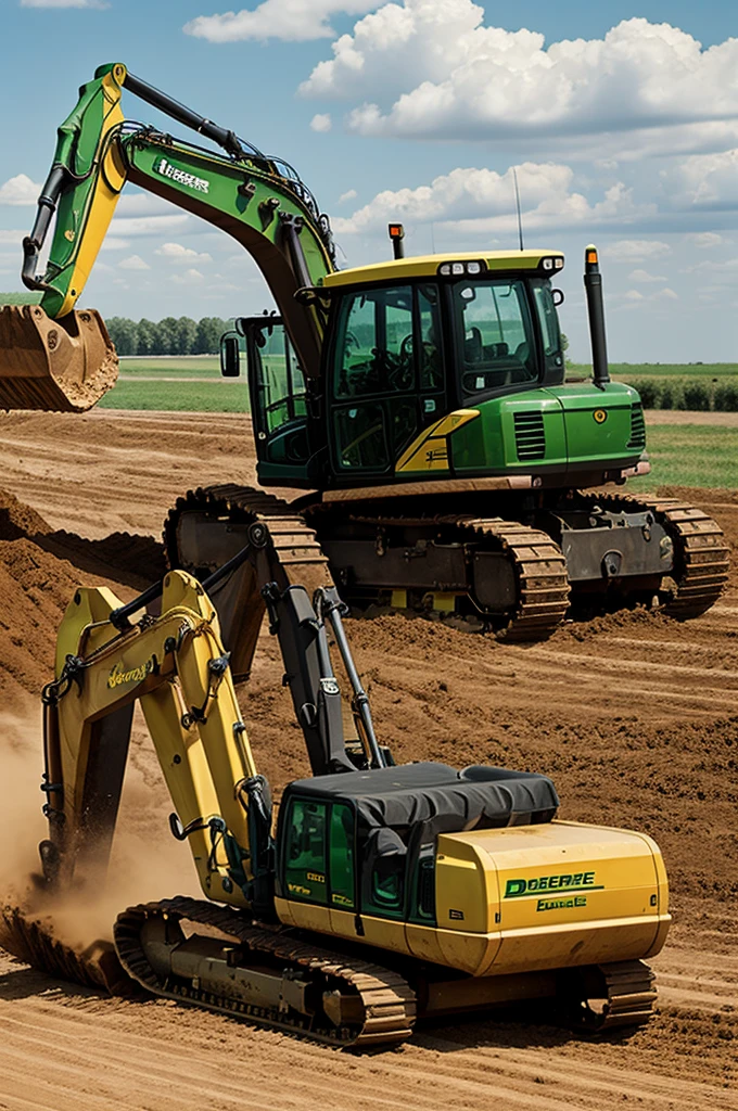 John Deere excavator