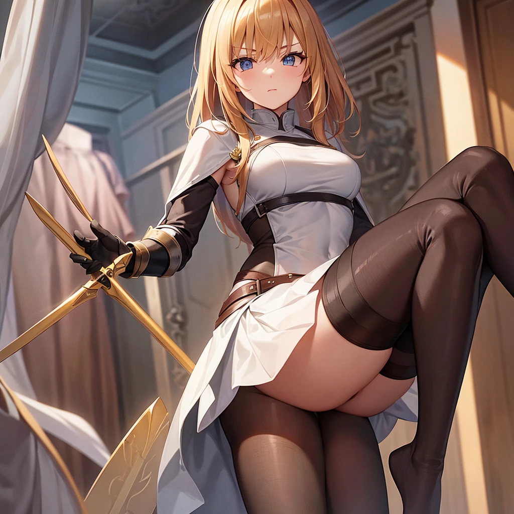 Warrior Western Armor Lower Body Dress Female Maiden Sword