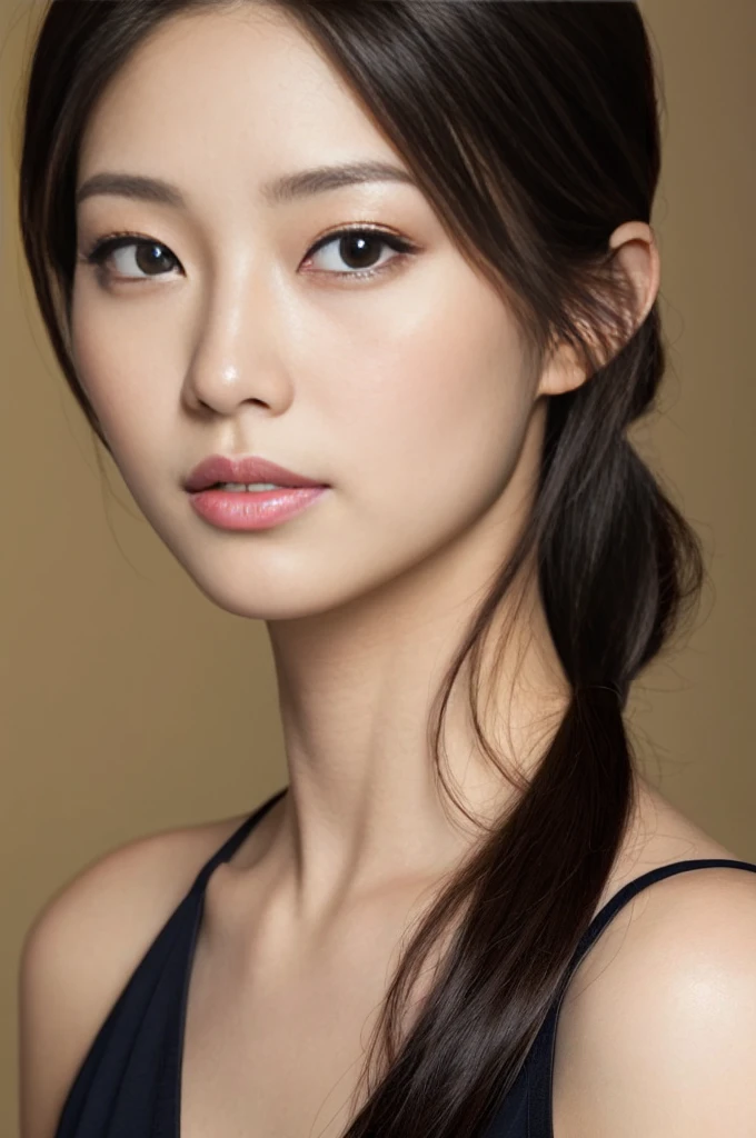 8K super resolution、Beautiful woman、one woman、black hair:1.1、highly detailed face、detailed lips、important、(eyes are in focus)、double eyelid、Eyes of the Princess、 beautiful japanese woman、beautiful japanese girl、 sensual lip、bewitching body、Bust Size 82、8 life size、Standing facing the front with a good balance between the left and right sides、20's、(20-year-old)、perspective、cute smile, Wearing a one-piece silk dress with a thin lace pattern、Hair fluttering in the wind、important(Detailed number and shape of hands)、clear image、detailed eye sparkles、Super realistic and detailed background with light shining into the forest from diagonally to the left and behind.、color々hairstyle、I can see your chest