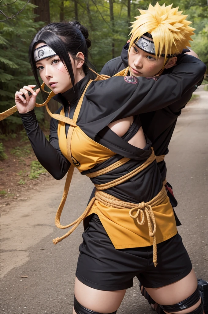 Naruto tied up