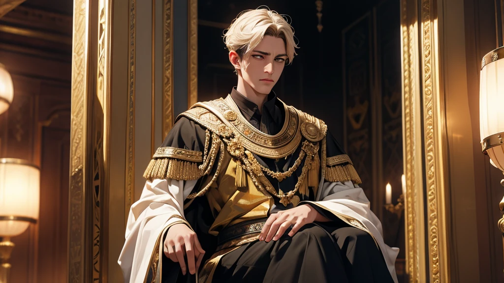 Byzantine Emperor, max details, 8k