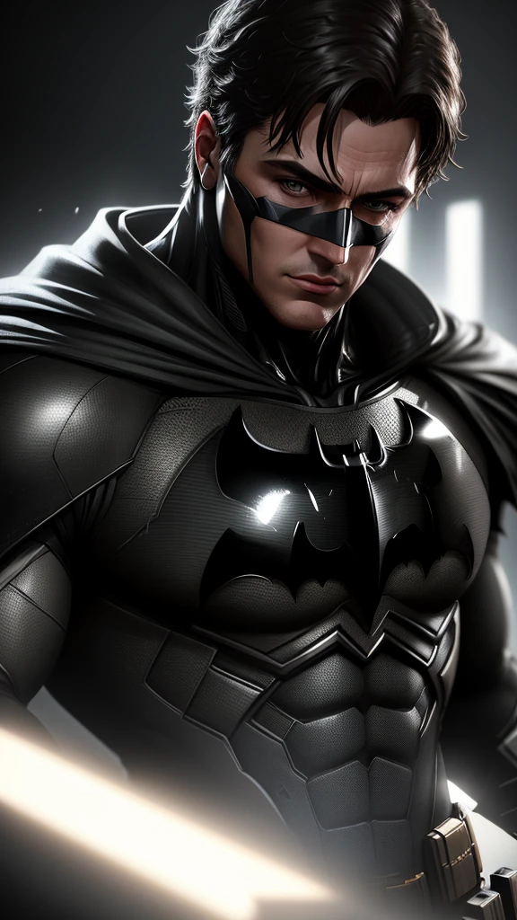 Male Batman, photography,soft lighting, soft details, octane, artstation trending, ultra high detail, ultra realistic, cinematic,16k