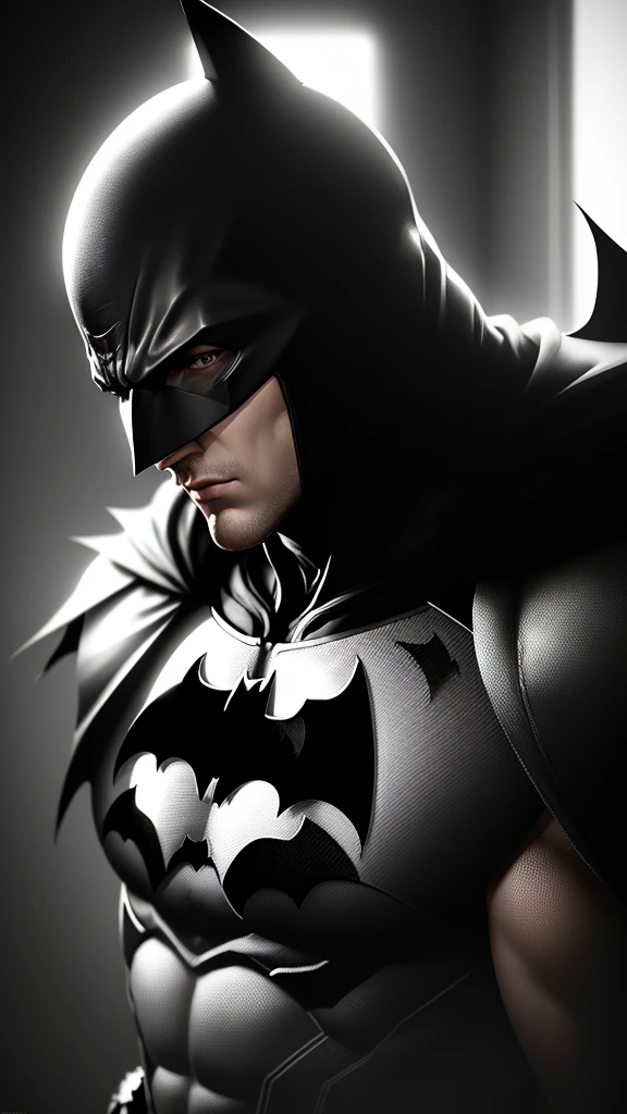 Male Batman, photography,soft lighting, soft details, octane, artstation trending, ultra high detail, ultra realistic, cinematic,16k