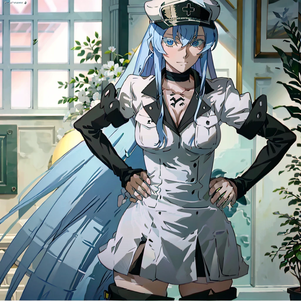 Esdeath in SS uniform