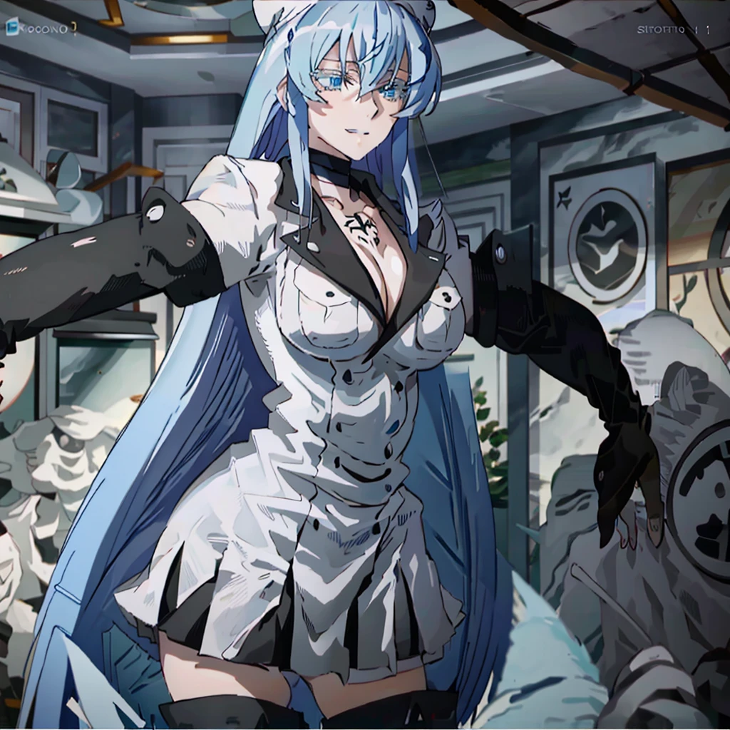 Esdeath in SS uniform