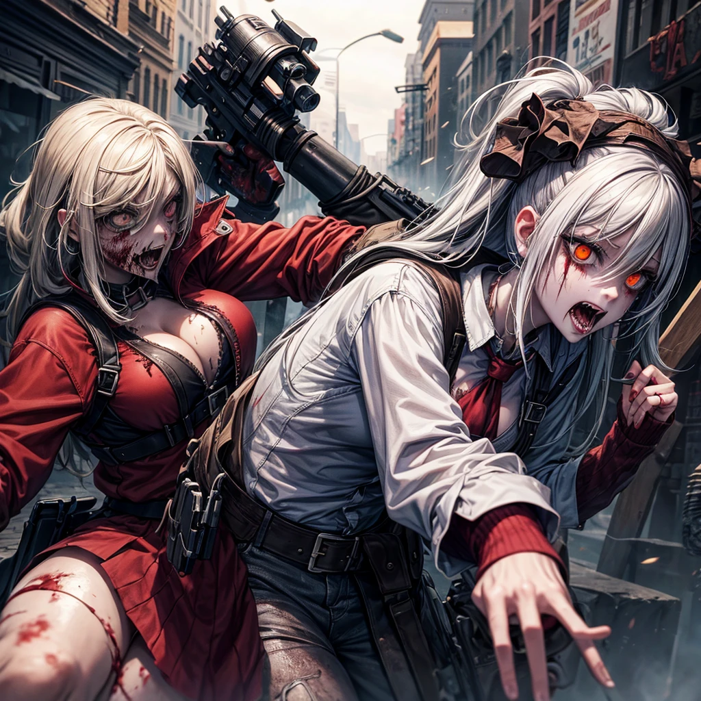 Zombie girls killing people