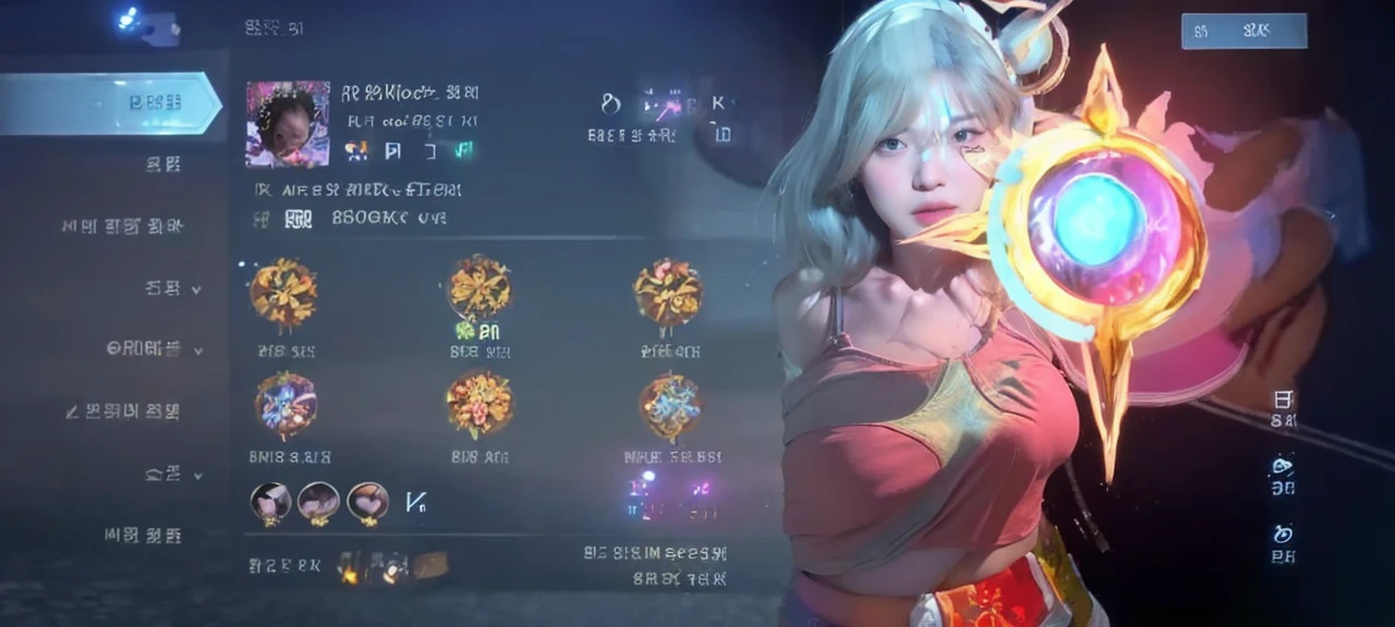 ((Best Quality, 8K, Masterpiece: 1.3)), (Flower Cap: 1.3), Focus: 1.2, Perfect Body Beauty: 1.4, Buttocks: 1.2, (Layered Haircut: 1.2)), (Dark Street: 1.3), Highly Detailed Face and Skin Texture, Full Body, Delicate Eyes, Double Eyelids, Whitened Skin, Long Hair, (Round Face: 1.5), (Loose Crop Top, Shorts: 1.6)