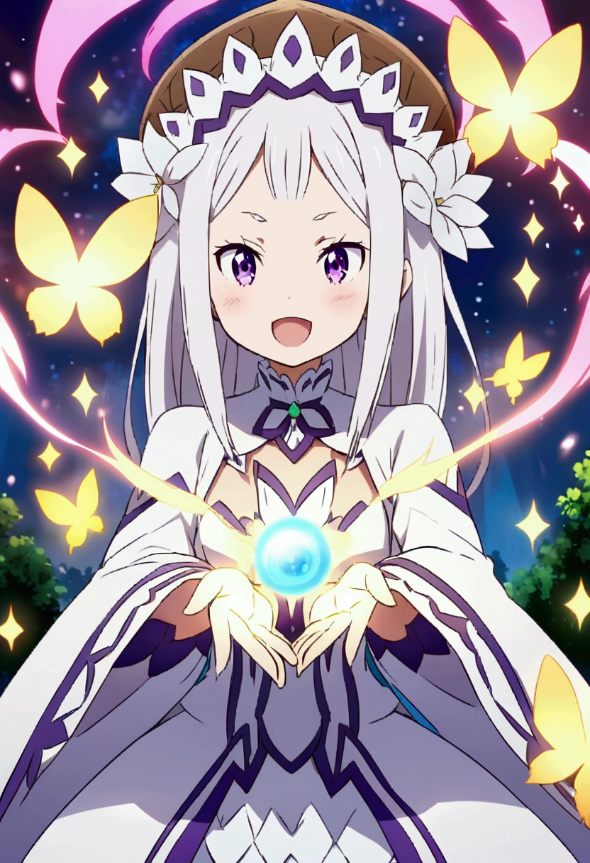 make image of emilia from rezero anime