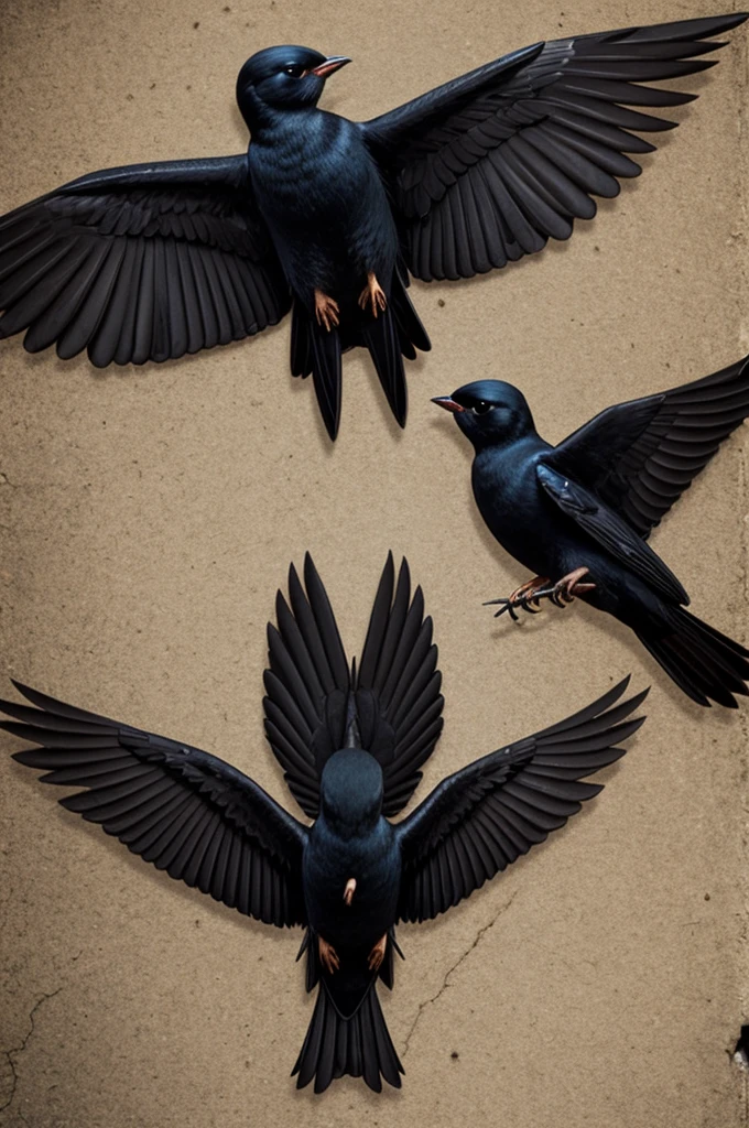 Image about the poem the dark swallows will return