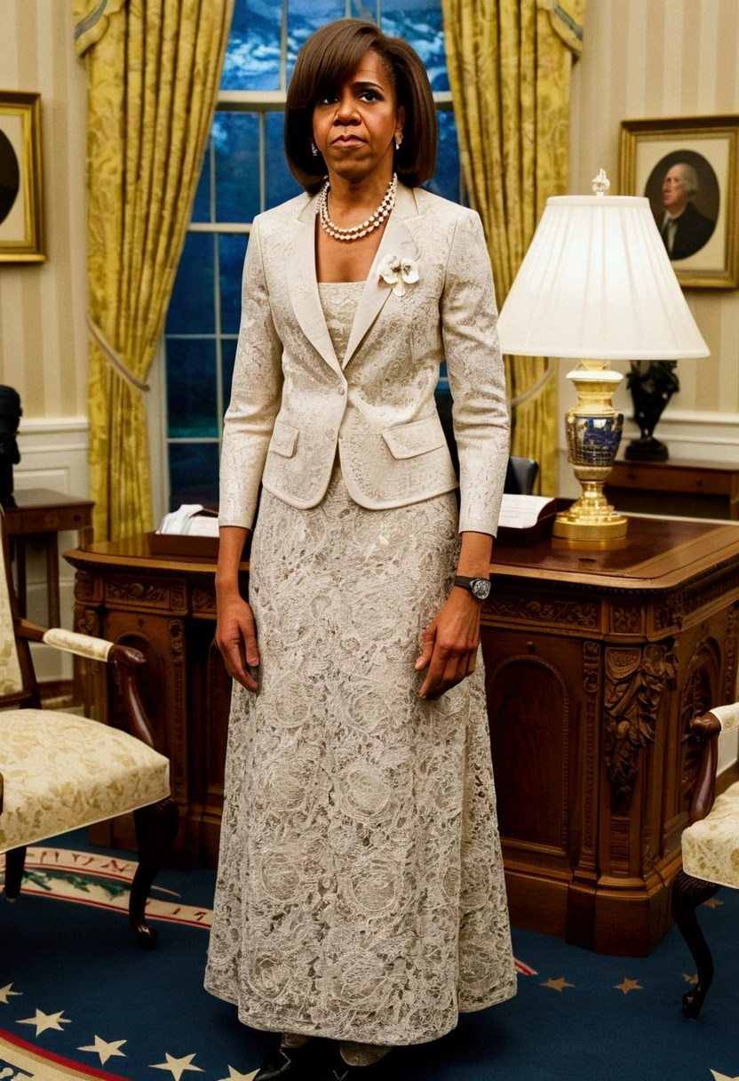 President Obama dressed as a woman