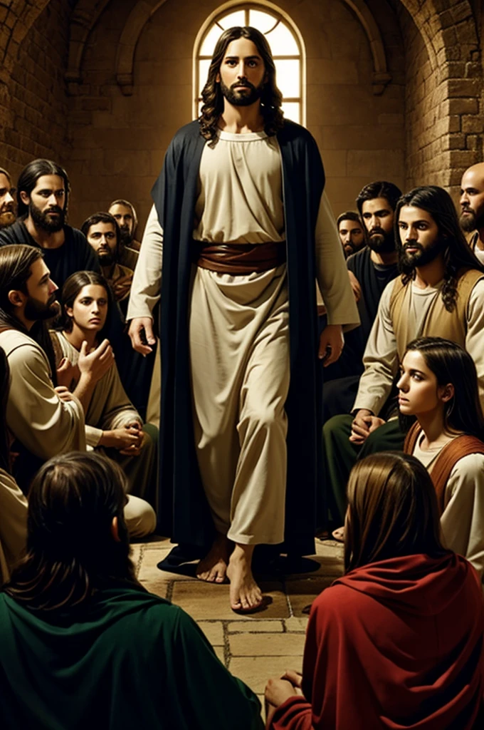 Jesus and his disciples