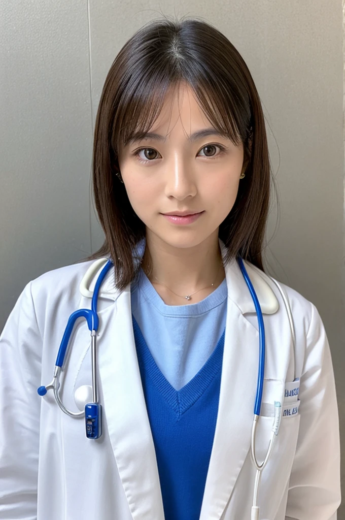 ((Highest quality)), ((masterpiece)), (detailed),Perfect Face,Japanese,Female doctor,White