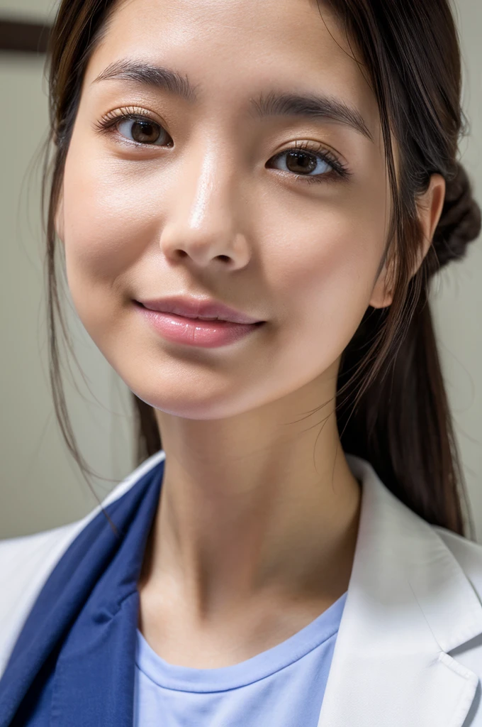 ((Highest quality)), ((masterpiece)), (detailed),Perfect Face,Japanese,Female doctor,White