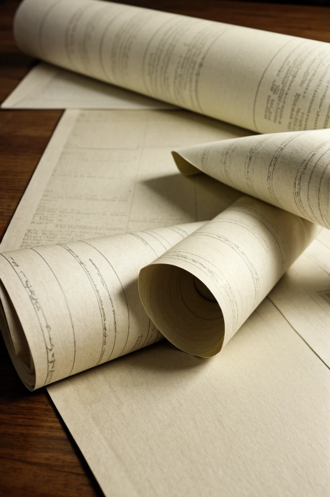 Create a rolled scroll 