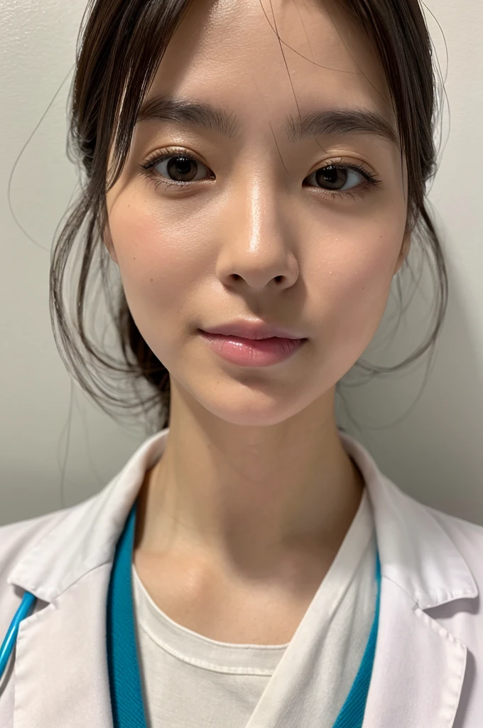 ((Highest quality)), ((masterpiece)), (detailed),Perfect Face,Japanese,Female doctor,White