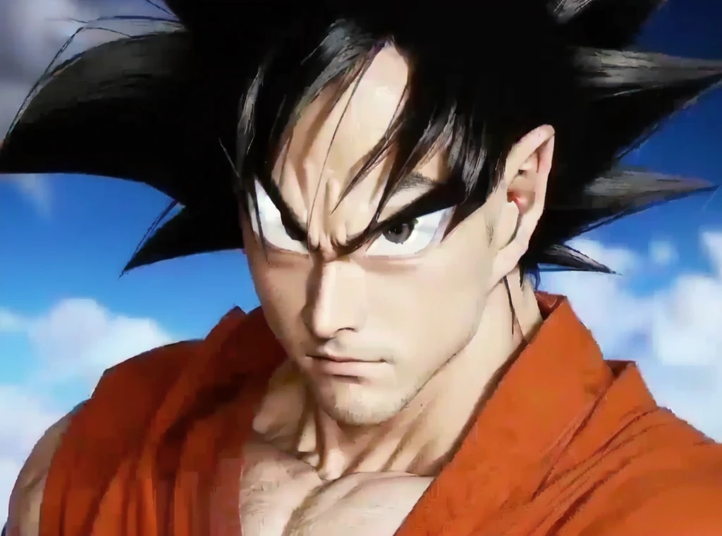Goku from dragonball z, Goku, human Goku, Goku portrait, highly detailed portrait of Goku, movie still of robot Goku, Goku in fortnite, Dragon Ball Super, Goku as an asian man