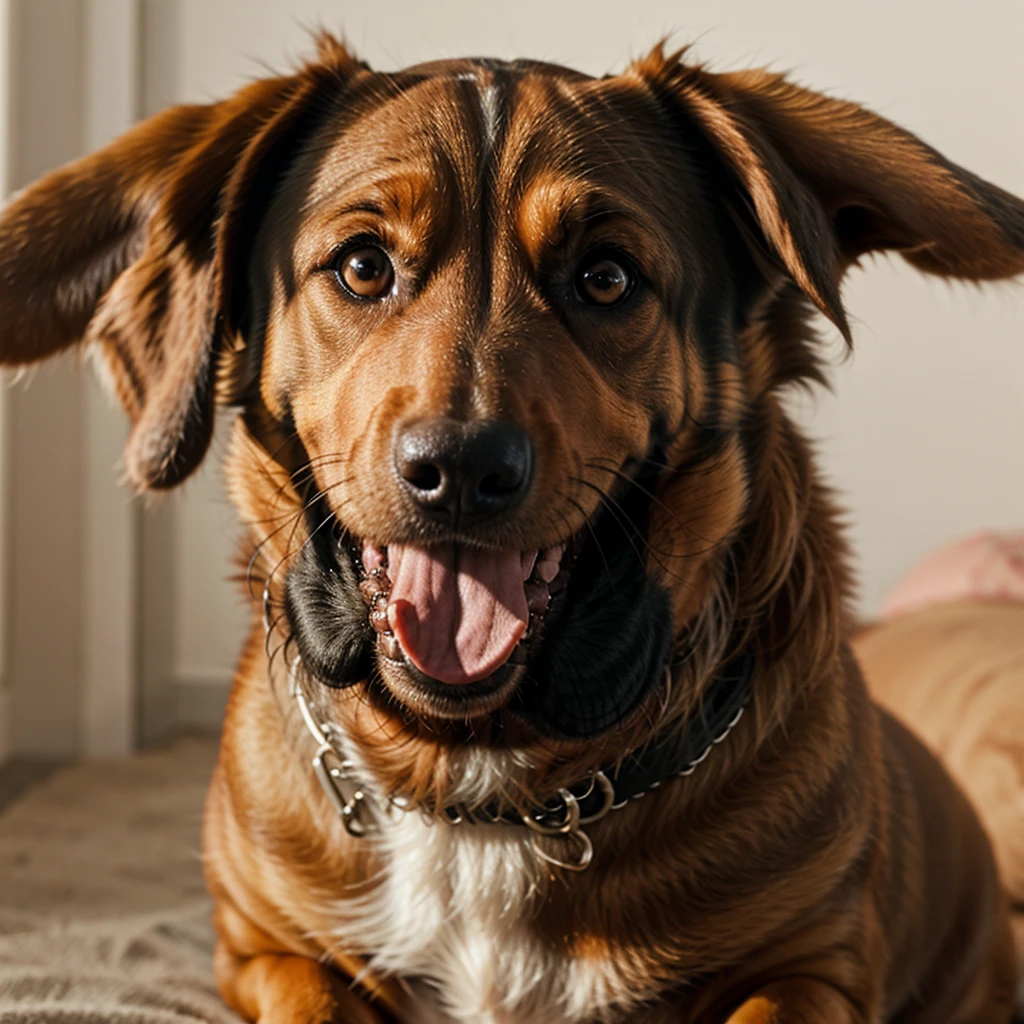Dog, dachshund, close up, excited, tongue out, happy