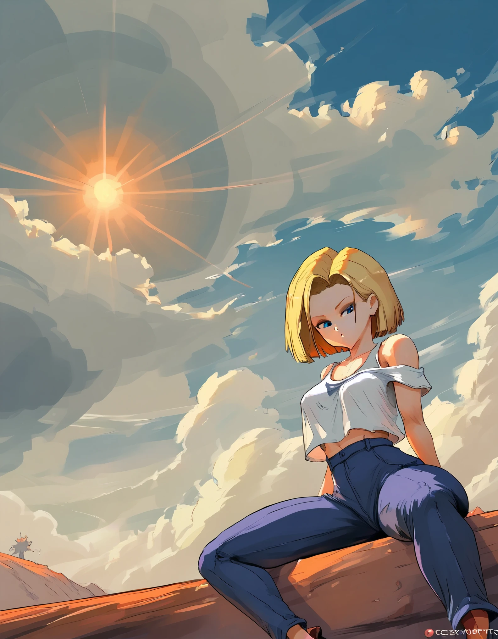 Android-18 [Dragon Ball Z] (cutesexyrobutts) - Hentai Arena, anime, anatomically correct, super detailed, high quality, 4K