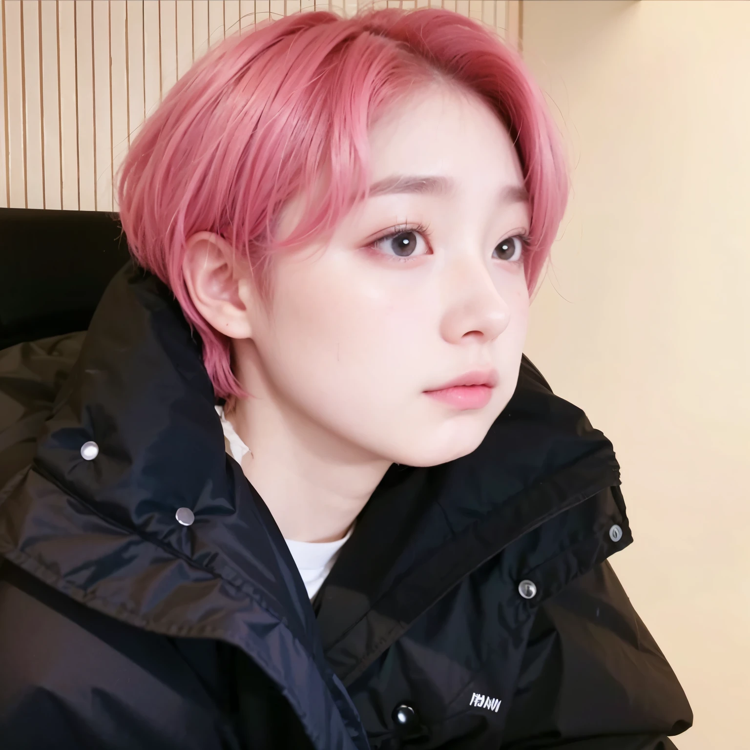 Arafa woman with colored hair sitting at a table, jung jaehyun, adorable and pale korean face, ulzzang inteligente, Kim Doyoung, with short hair, jossi do blackpink, Hong Jun Hyung, Tae June Kim, ulzzang, the hime cut, Jaeyeon Nam, xqc, park jimin, tomboy short platinum hair