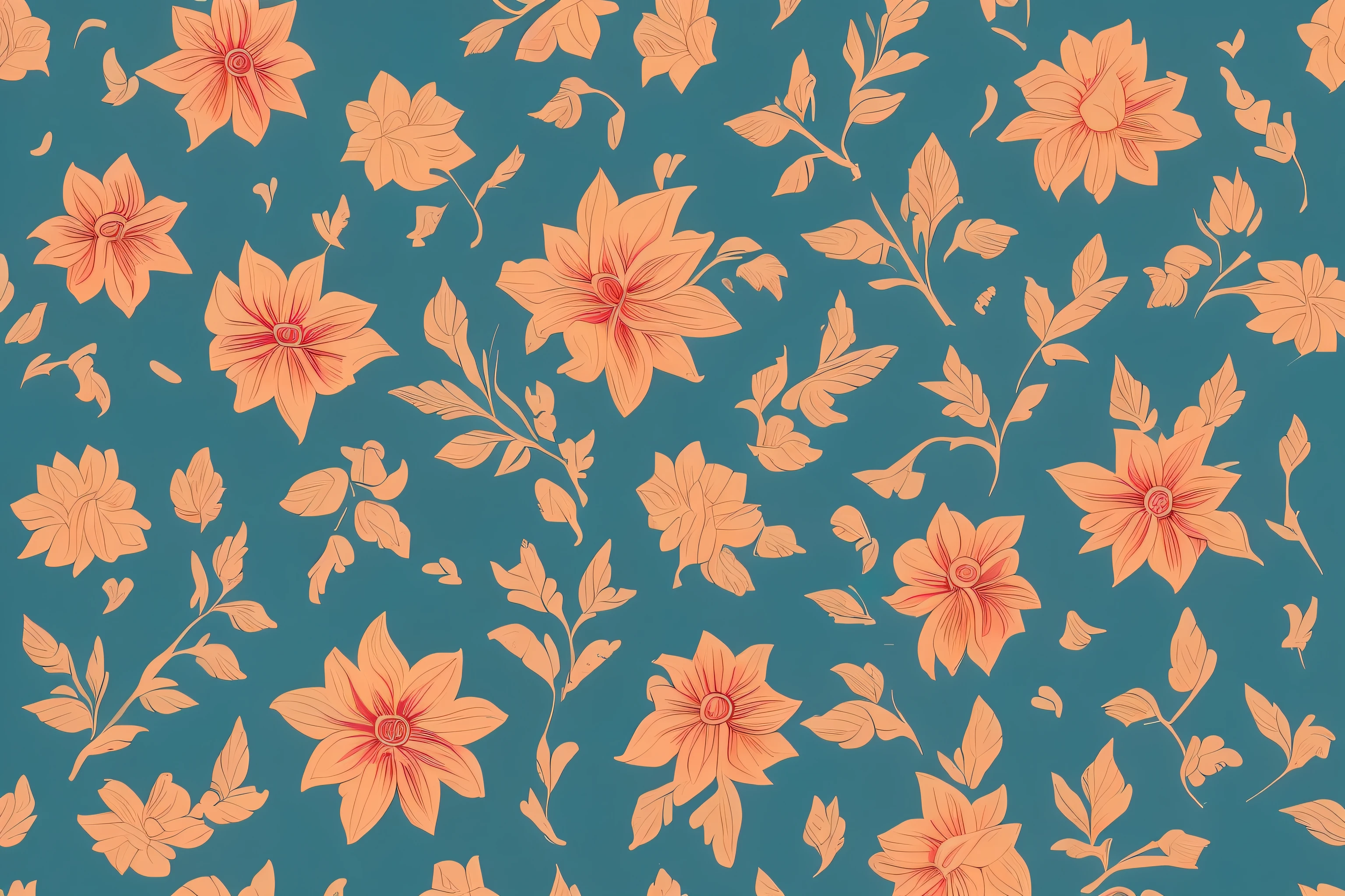 a beautiful bouquet of flowers in a repeating pattern, flat colors, vector illustration, highly detailed, minimalist, vivid colors, symmetrical, eye-catching, elegant, (best quality,4k,8k,highres,masterpiece:1.2),ultra-detailed,(realistic,photorealistic,photo-realistic:1.37)