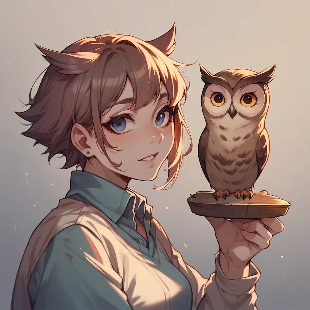 an owl