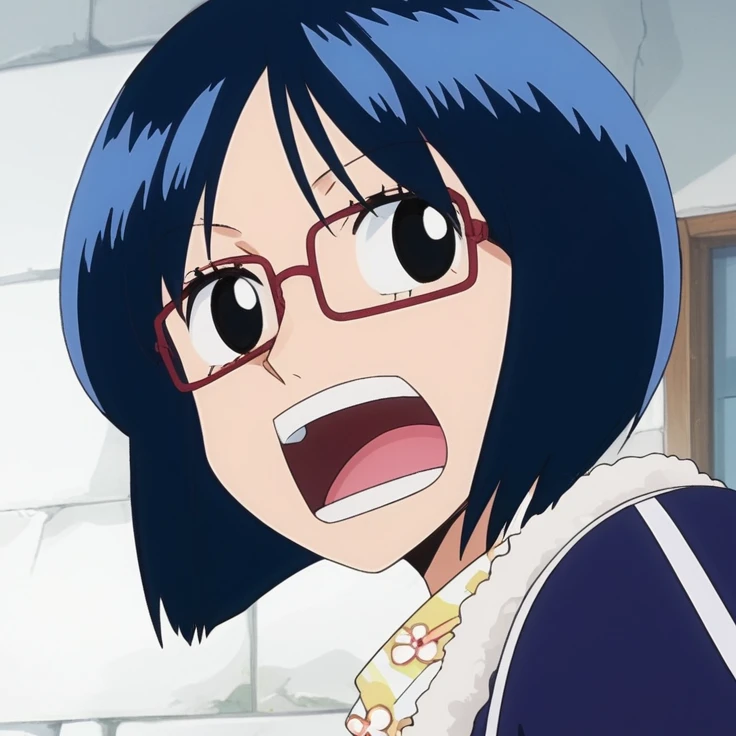 score_9, score_8_up, score_7_up, best quality, masterpiece, source_anime, anime screencap, one_piece_wano_style, clear face, 1girl, solo, , black hair, long hair, blue eyes, large breasts, bodysuit white, one-piece dress, black mini skirt, clevage, outdoor, smile, dynamic angle, looking at viewer, upper body